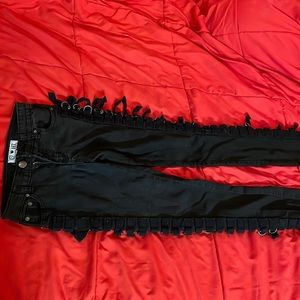 JET x Hot Topic Punk Ultra Skinny Strap Jeans